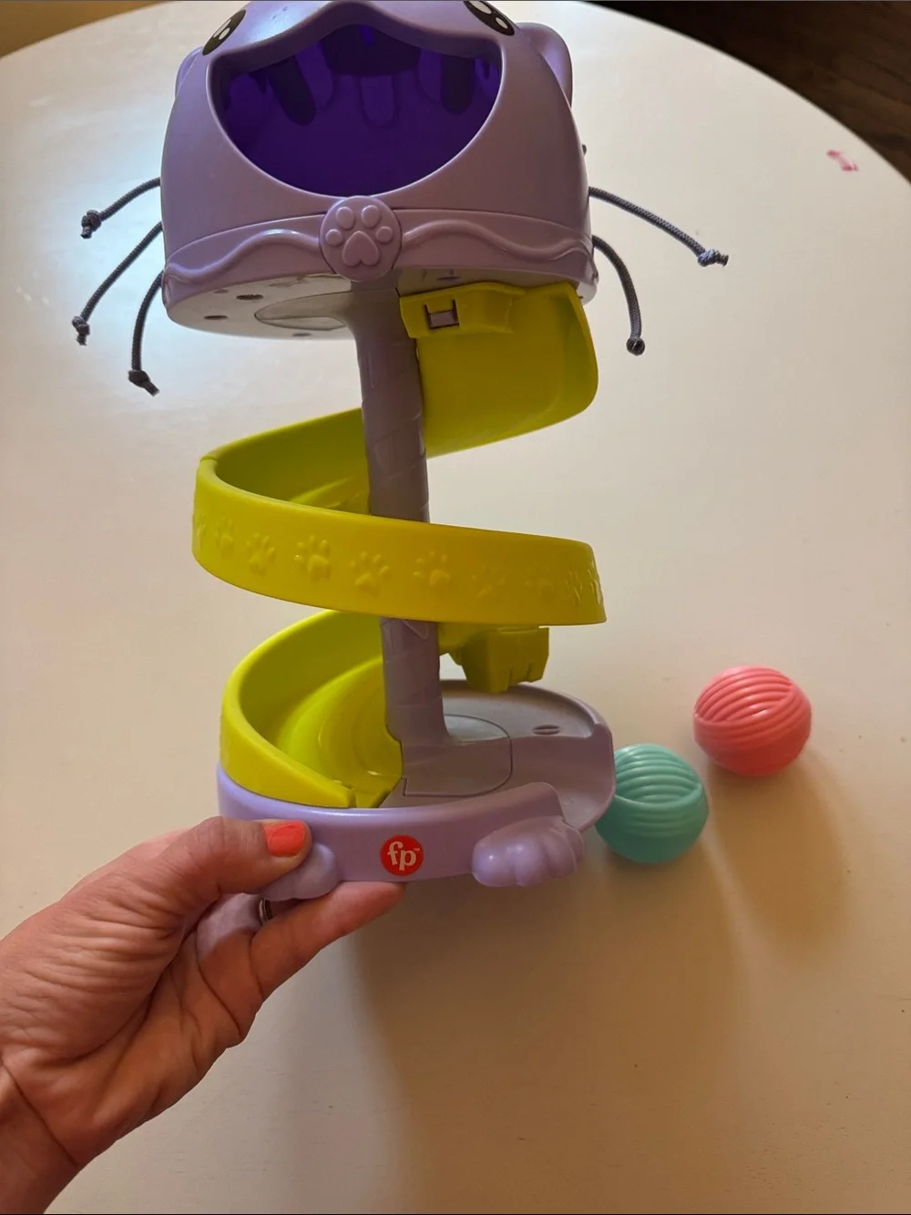Fisher-Price Cat Ball Ramp Toddler Toy